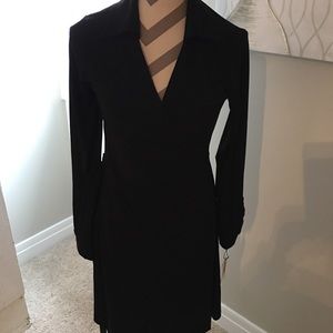 Classic Black wrap dress